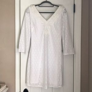 NWT white lace Lilly Pulitzer shift dress